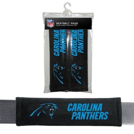 CASEYS Carolina Panthers Seat Belt Pads Velour 2324596728